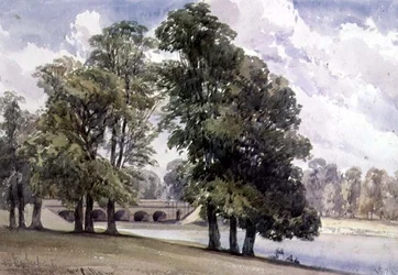 Utsikt över Serpentine, Hyde Park